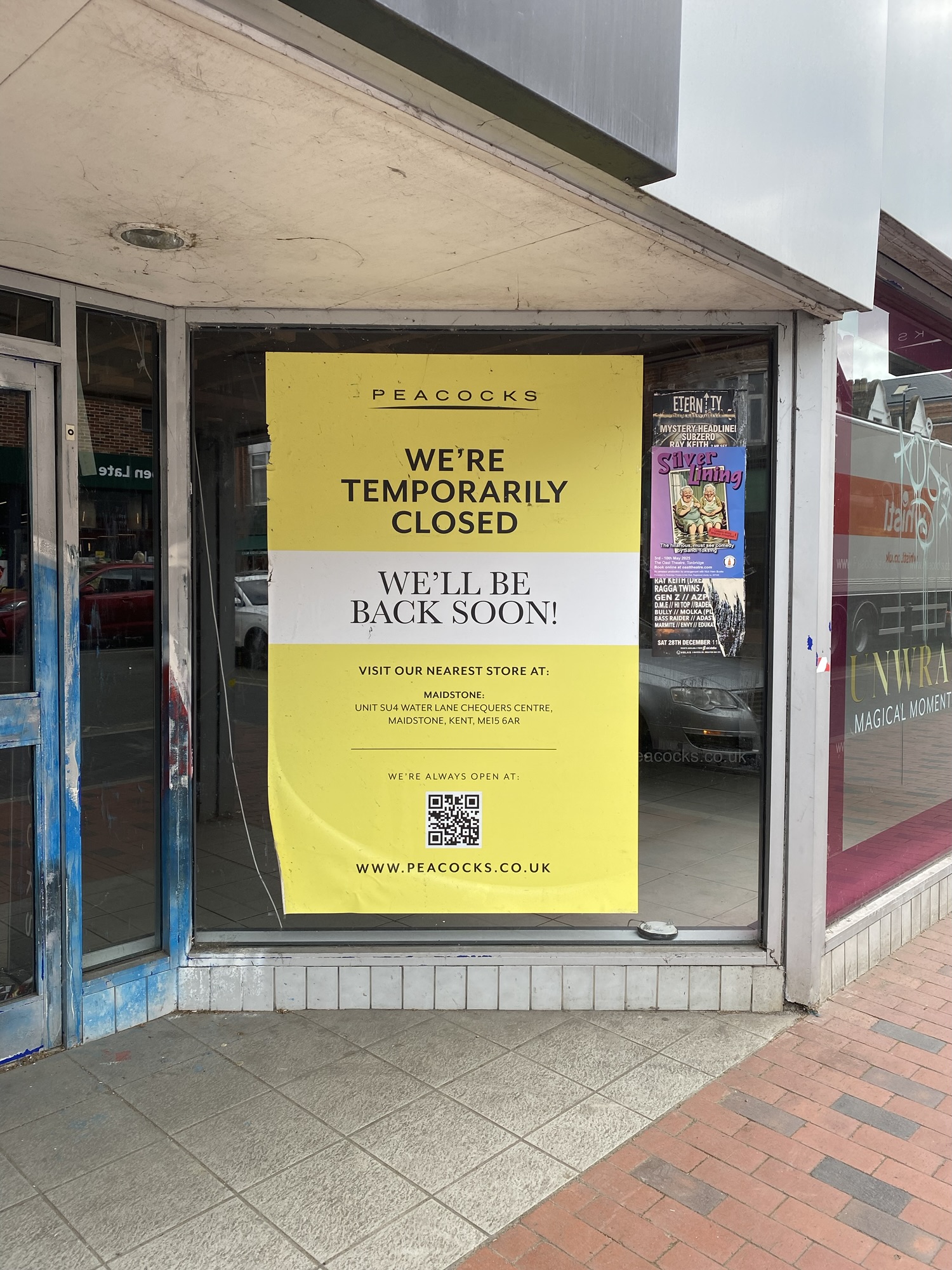 Peacocks is (Probably) Coming Back to Tonbridge – Tights at the Ready!