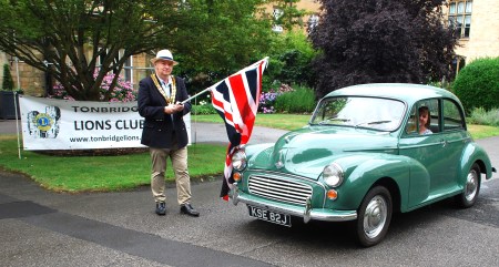 Tonbridge Lions Classic Car Tour Drives Funds for Life-Changing Wheelchair