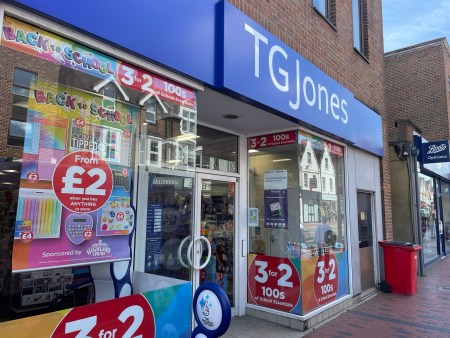 WHSmith to TG Jones Tonbridge