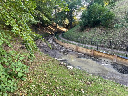 Tonbridge Castle Moat Repairs