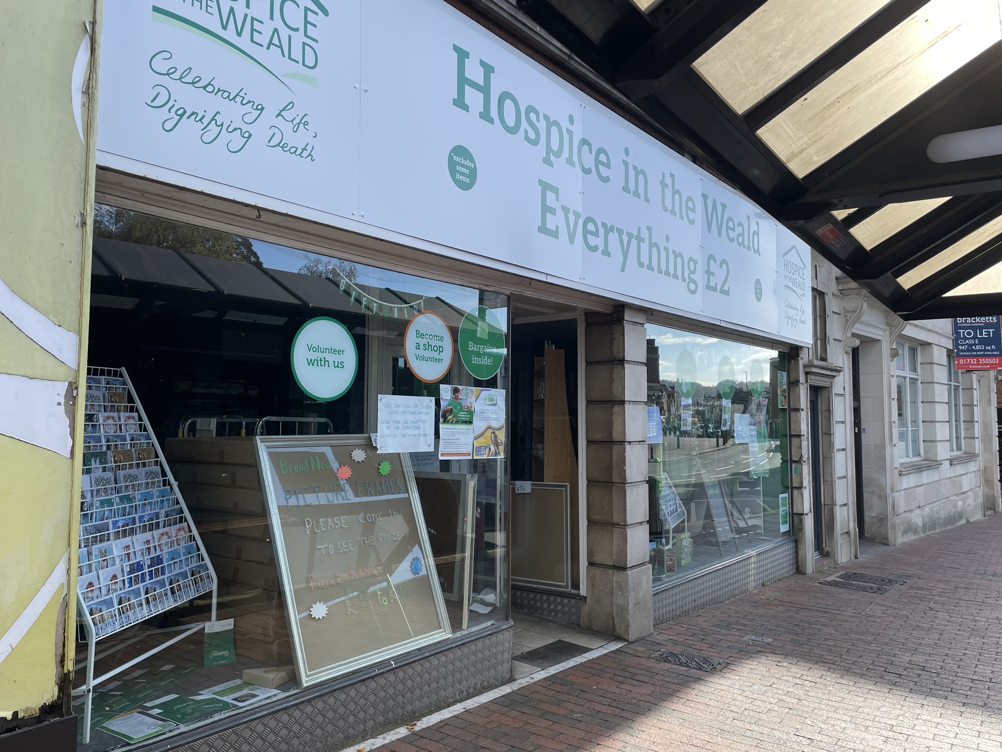 Is Hospice in the Weald Consolidating Its Presence on Tonbridge High Street?