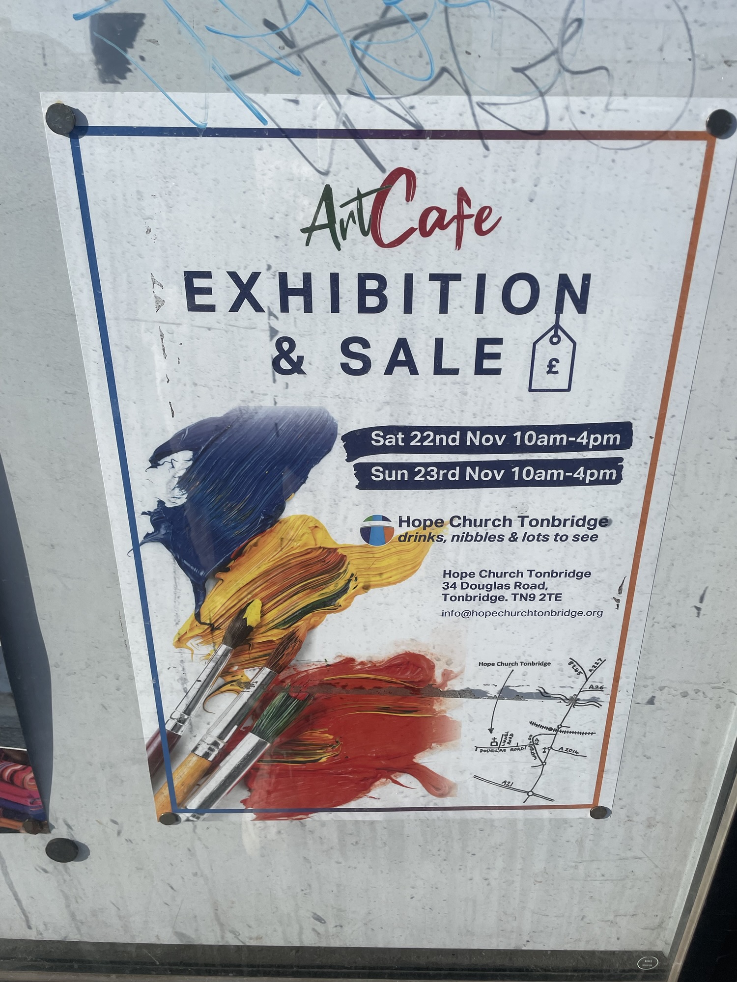 Art Cafe Exhibition & Sale This Weekend in Tonbridge