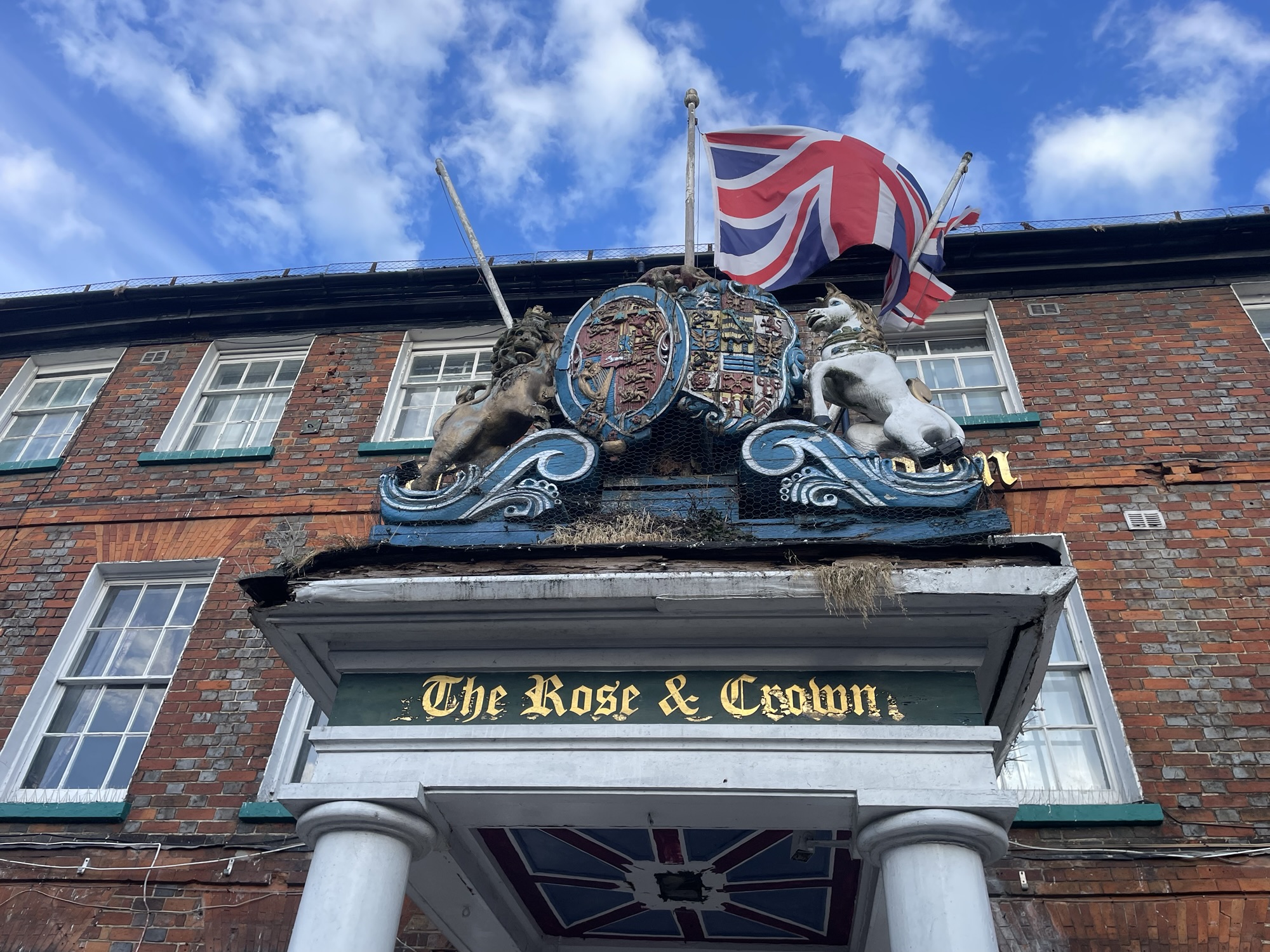 Residents Worry at Fading Grandeur of Tonbridge’s Historic Rose & Crown