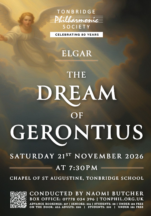 Tonbridge Philharmonic Society Rings in Milestone 80th Concert Season with Elgar’s Masterpiece, The Dream of Gerontius
